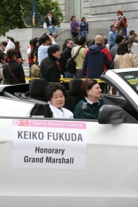 Sensei in her car